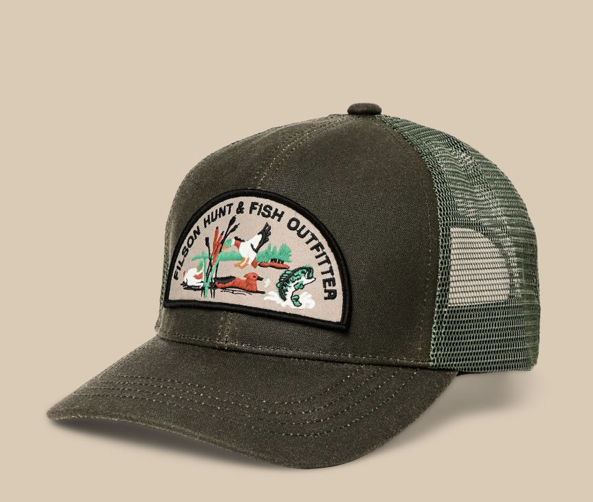 Hunt & Fish Logger Mesh Cap - Otter Green